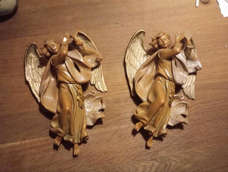 Italiaanse Engelen Beelden - Set van 2, Antiek en Kunst, Kunst | Beelden en Houtsnijwerken, Ophalen of Verzenden