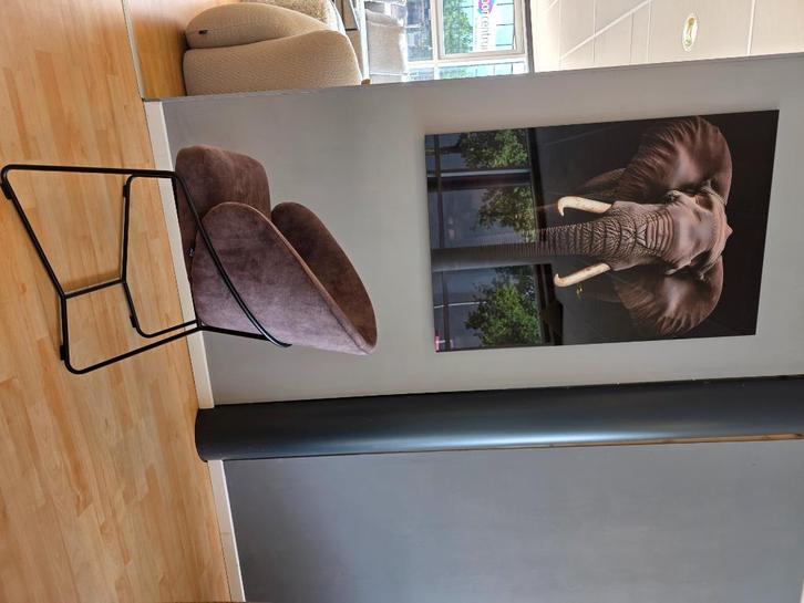 Eetkamerstoel - Passe Partout velvet, Huis en Inrichting, Stoelen, Nieuw, Drie, Stof, Bruin, Ophalen