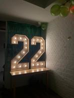 Lichtletters te huur #22 (andere cijfers ook beschikbaar), Ophalen, Zo goed als nieuw, Verjaardag