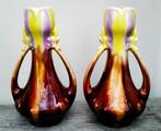 Antieke Majolica Keramieken Vaas - Set Vazen - €20 per stuk, Ophalen of Verzenden