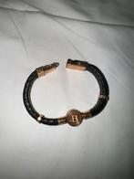 Gold armband with bitcoin logo, Ophalen, Gebruikt, Goud, Goud