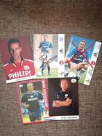 4x Spelerskaarten PSV/Schalke Rene Eijkelkamp, Verzenden, Zo goed als nieuw, PSV, Spelerskaart