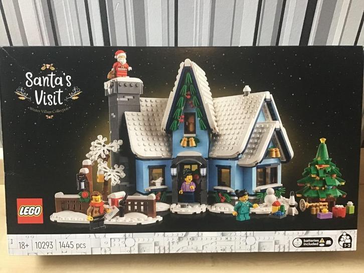 Lego 10293 Santa’s Visit, Winterdorp, NIEUW., Kinderen en Baby's, Speelgoed | Duplo en Lego, Nieuw, Lego, Complete set, Ophalen of Verzenden