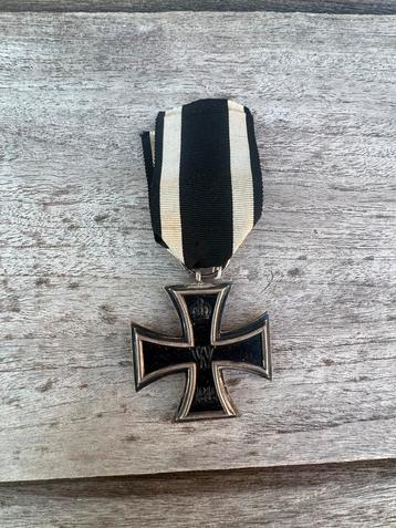 Origineel IJzeren Kruis 2e Klasse Met lint Gemarkeerd “KO” beschikbaar voor biedingen