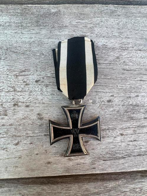 Origineel IJzeren Kruis 2e Klasse Met lint Gemarkeerd “KO”, Verzamelen, Militaria | Tweede Wereldoorlog, Landmacht, Lintje, Medaille of Wings