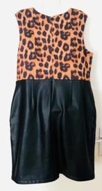 Joseph Ribkoff lederlook jurk maat 46[dmv], Kleding | Dames, Zwart, Maat 46/48 (XL) of groter, Nieuw, Ophalen of Verzenden