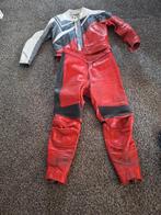 Leren Motoroverall Rood/Zwart/Wit - Maat 56, Motoren, Kleding | Motorkleding, Honda, Heren, Ophalen of Verzenden, Overall