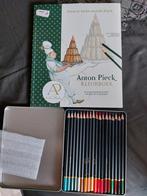 Anton Pieck kleurboek + potloden, Ophalen, Nieuw, Papier, Schets- of Tekenboek