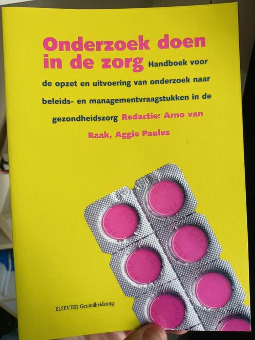 Onderzoek doen in de zorg, Boeken, Wetenschap, Zo goed als nieuw, Ophalen of Verzenden