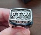 FTW Outlaws Amsterdam ring. Nieuw!, Sieraden, Tassen en Uiterlijk, Ringen, Ophalen of Verzenden, Zo goed als nieuw, Zilver, Dame