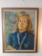 Jan van Loon portretschilderij olieverf 1975, Ophalen of Verzenden