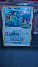 Raikou, entei, suicune jumbo card, Ophalen of Verzenden, Zo goed als nieuw, Losse kaart