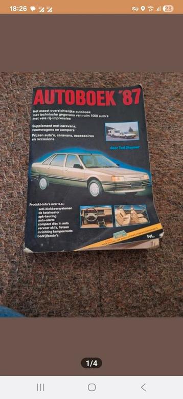 Autoboek '87 - Overzicht van 1000+ auto's beschikbaar voor biedingen