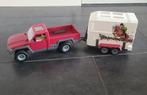 Schleich pick-up met trailer, Ophalen of Verzenden, Zo goed als nieuw