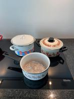 Set kookpotten voor op alle vuren, Huis en Inrichting, Ophalen of Verzenden, Zo goed als nieuw