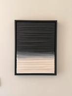 Linen Lines 03 - Handgemaakt Kunstwerk, Antiek en Kunst, Kunst | Schilderijen | Abstract, Ophalen of Verzenden