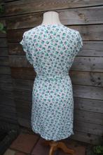 Doorknoopjurk creme/ groen/ blauw King Louie mt 40 Vaste pri, Kleding | Dames, Maat 38/40 (M), Overige kleuren, Ophalen of Verzenden