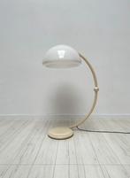 Vintage Elio Martinelli Luce Serpente Vloerlamp Design 60s, Huis en Inrichting, Lampen | Vloerlampen, 100 tot 150 cm, Metaal, Ophalen of Verzenden