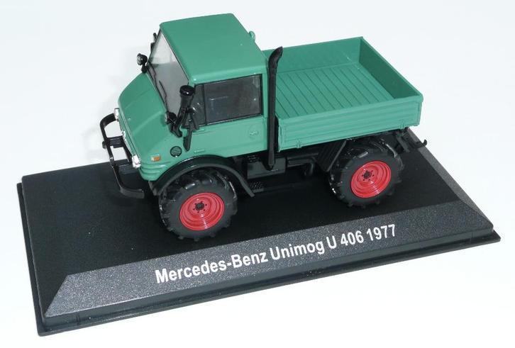 Mercedes Benz Unimog U406 1977, schaal 1:43 (NIEUW), Hobby en Vrije tijd, Modelauto's | 1:43, Nieuw, Auto, Overige merken, Verzenden