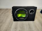 Subwoofer + speakerbox + bekabeling auto, Auto diversen, Ophalen, Gebruikt