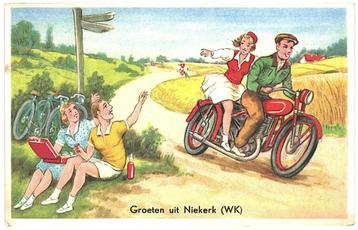 960000	Niekerk	WK 1958	Groningen	 Postzegel afgeweekt beschikbaar voor biedingen