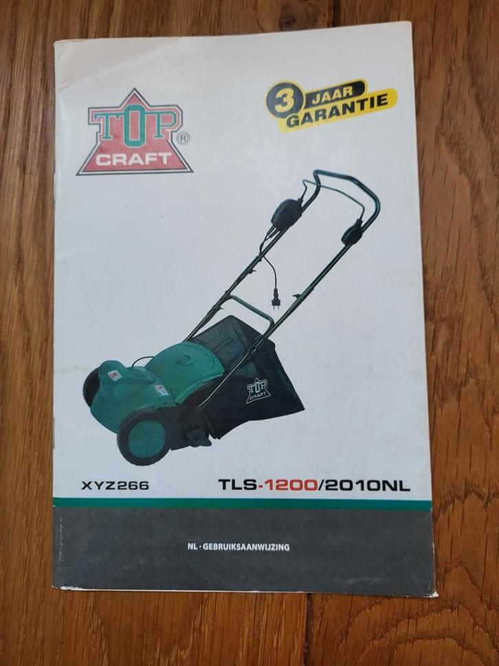 Gevraagd onderdeel voor verticuteermachine Topcraft, Tuin en Terras, Verticuteermachines, Gebruikt, Elektrisch, Ophalen of Verzenden