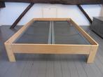 AUPING AURONDE 1000 BEUKEN 160X200+ACHTERELEMENT, Huis en Inrichting, 160 cm, Gebruikt, Hout, Ophalen