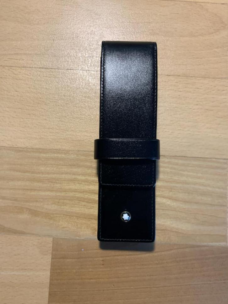 Mont Blanc pen pouch / etui - 2 pennen, Verzamelen, Pennenverzamelingen, Nieuw, Overige typen, Mont Blanc, Ophalen of Verzenden
