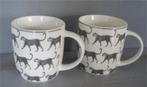 Twee (nieuwe) mokken Siaki met luipaarden, Ophalen of Verzenden, Nieuw, Porselein, Overige typen