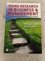 Doing research in business and management, Boeken, Ophalen of Verzenden, Zo goed als nieuw, Management