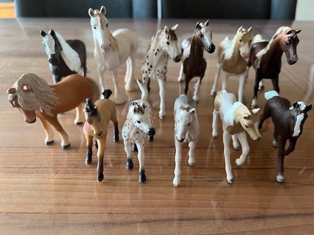 Schleich paarden met veulens, Verzamelen, Speelgoed, Gebruikt, Ophalen of Verzenden