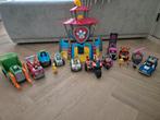 Paw Patrol uitkijktoren met voertuigen en pups, Ophalen of Verzenden, Gebruikt