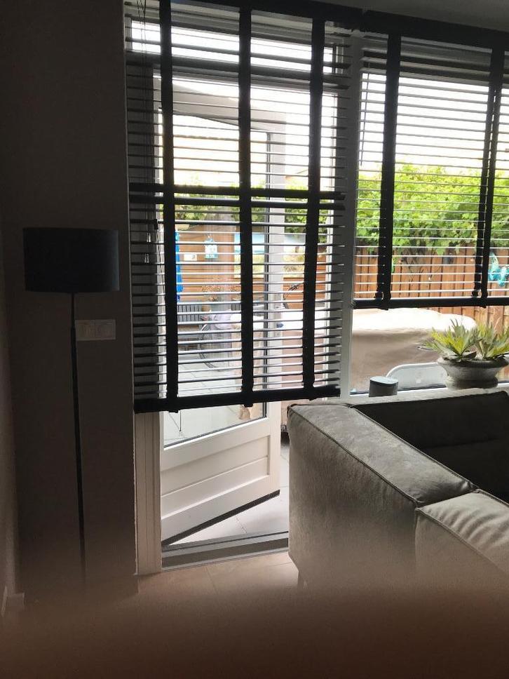 Zwarte luxaflex, Huis en Inrichting, Stoffering | Gordijnen en Lamellen, Nieuw, 150 tot 200 cm, 50 tot 100 cm, Zwart, Ophalen of Verzenden