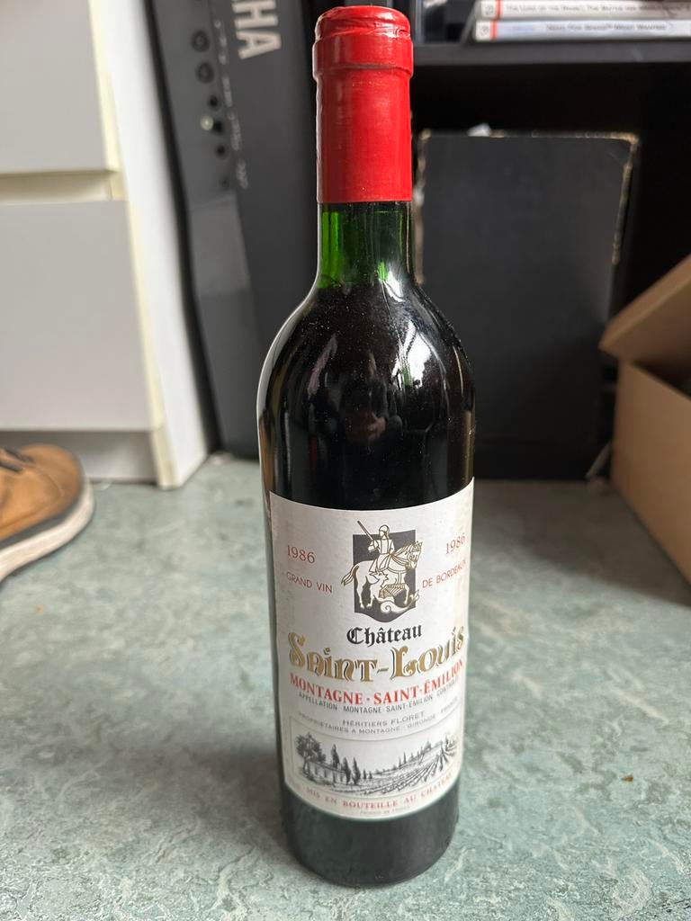 Mt. Saint-Emillion, Chateau Saint-Louis 1986, Ophalen of Verzenden, Zo goed als nieuw, Frankrijk, Rode wijn