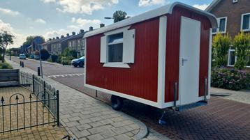 pipowagen tinyhouse werfkeet 4x2  beschikbaar voor biedingen
