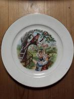 Stel mooie originele antieke Maastricht bordjes 19,6 cm., Antiek en Kunst, Antiek | Porselein, Ophalen of Verzenden