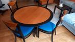 Eetkamer tafel rond met stoelen, Ophalen, Gebruikt, Rond