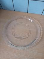 Set van 3 vintage serveerborden, Gebruikt, Ophalen of Verzenden, Glas, Bord(en)