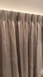 1311-2 Nieuw Toppoint gordijn, dubbele plooi, taupe, 280x246, Ophalen of Verzenden, Nieuw, Bruin, 200 cm of meer