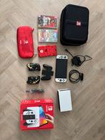 Nintendo switch Oled met toebehoren, Ophalen of Verzenden, Zo goed als nieuw, Met 2 controllers, Switch OLED