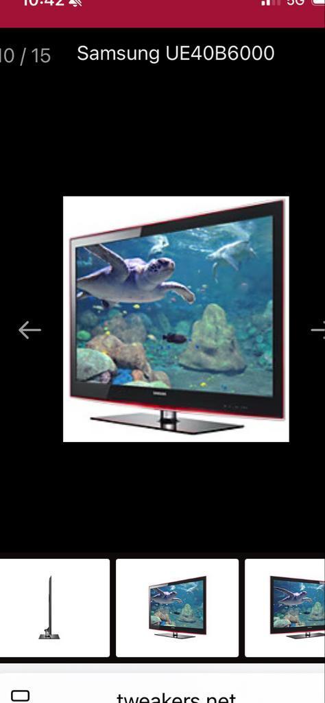 Samsung UE40B6000 40 inch Full HD LED TV, Audio, Tv en Foto, Televisies, Gebruikt, LED, 40 tot 60 cm, Full HD (1080p), Samsung