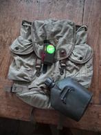 Militaire rugzak, zaklamp en drinkfles, Ophalen of Verzenden, Batterij