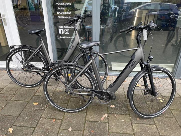 Set Qwic Premium E-bikes te koop, Fietsen en Brommers, Elektrische fietsen, Gebruikt, Qwic, 59 cm of meer, 50 km per accu of meer