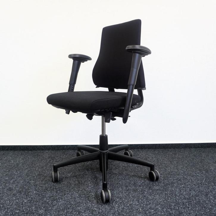 BMA Axia 2.2 Hoge Rug Bureaustoel |  Gestoffeerd | Zwart, Huis en Inrichting, Bureaustoelen, Gebruikt, Bureaustoel, Zwart, Ergonomisch