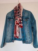 Spijkerjasje, maat 44, met shawl, Kleding | Dames, Ophalen of Verzenden, Zo goed als nieuw, Maat 42/44 (L), Blauw