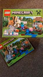 Lego minecraft 21123 IJzergolem, met doos, Ophalen of Verzenden, Zo goed als nieuw