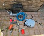Kinzo compressor, Doe-het-zelf en Verbouw, Compressors, Ophalen, Gebruikt, 6 tot 10 bar, Minder dan 200 liter/min