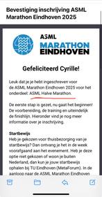 Halve marathon Eindhoven, Tickets en Kaartjes, Eén persoon