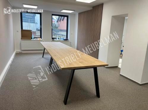 Massief Eiken Boomstam Tafels Vergadertafel Eettafel UNIEK, Zakelijke goederen, Kantoor en Winkelinrichting | Kantoormeubilair en Inrichting