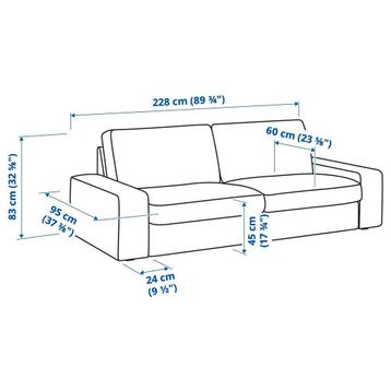 Kivik ikea bank - afbeelding 2